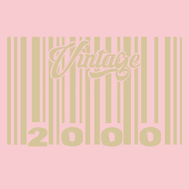 vintage 2000 Code barre 2000: Année 2025.