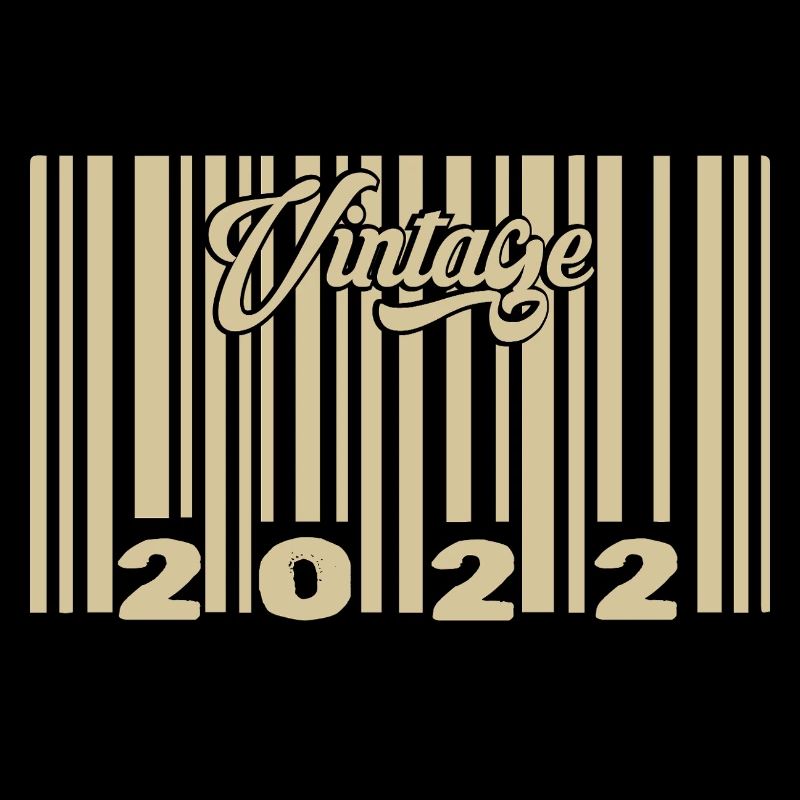 vintage 2022 Code barre 2022: Année 2025.