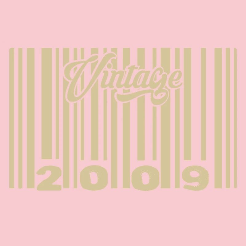 vintage 2009 Code barre 2009: Année 2025.
