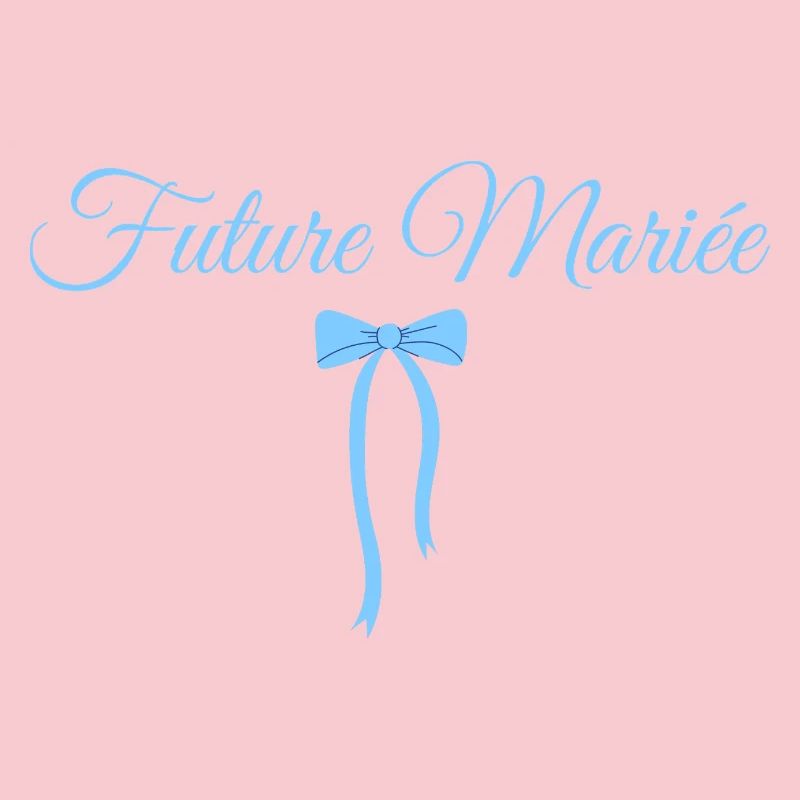 Future mariée noeud bleu