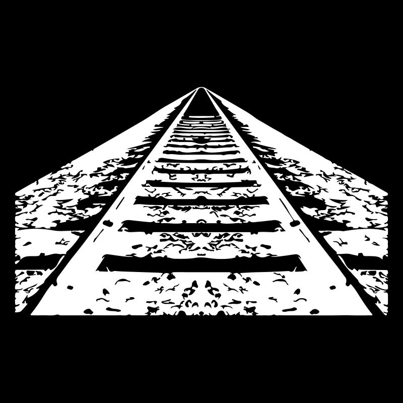 Train Rails vers l’horizon