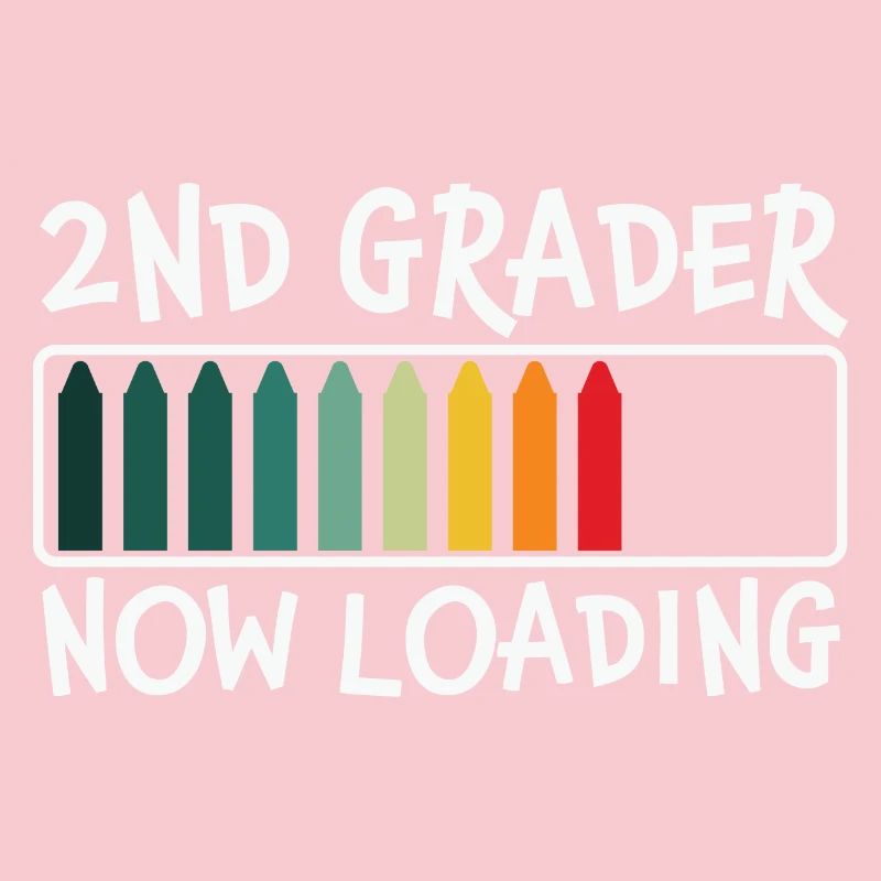 2nd grader now loading 2nd class shirt