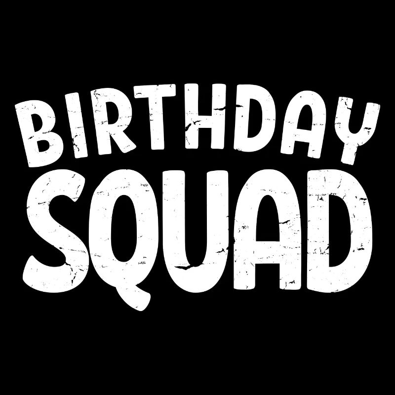 Birthday Squad Matching Group Birthday Party Gift