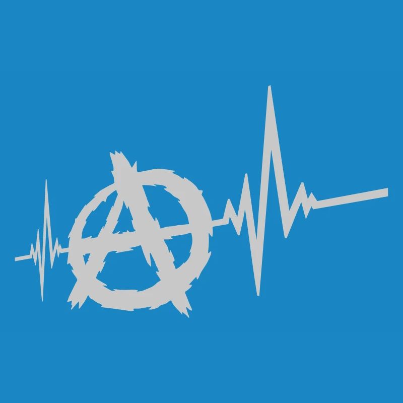 Frequency anarchy symbol logo