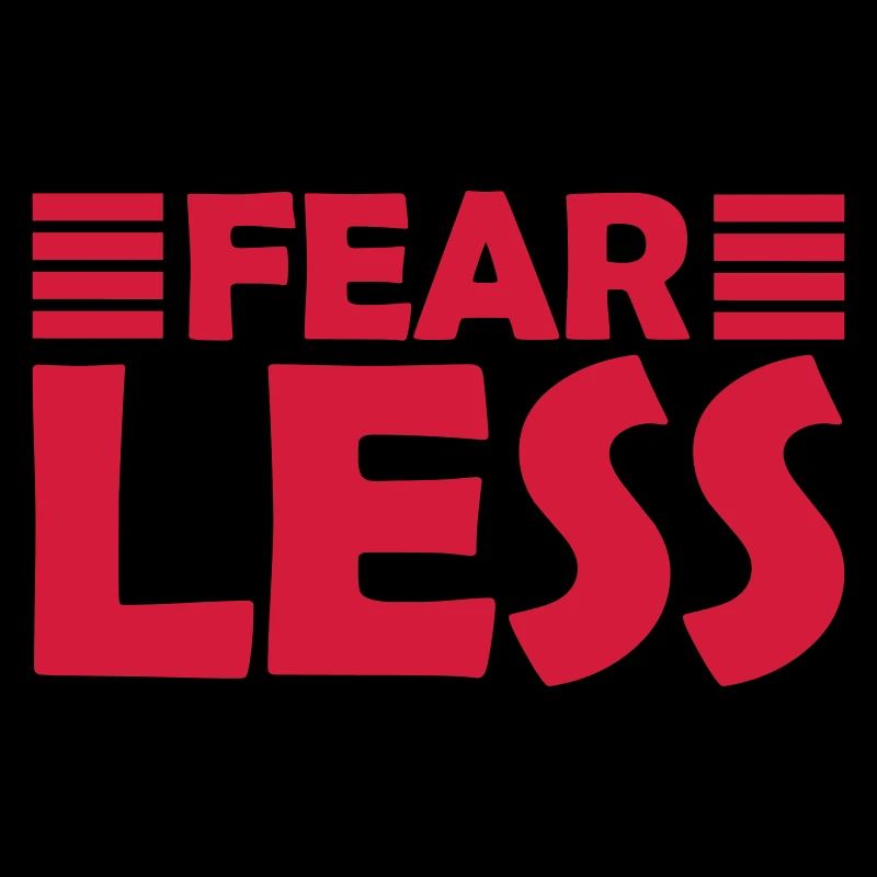 fearless Text Zitat Design