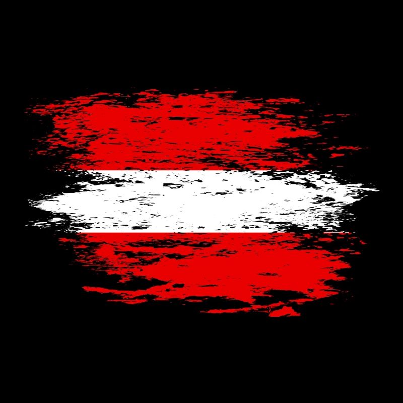 Drapeau de carte Autriche utilisé