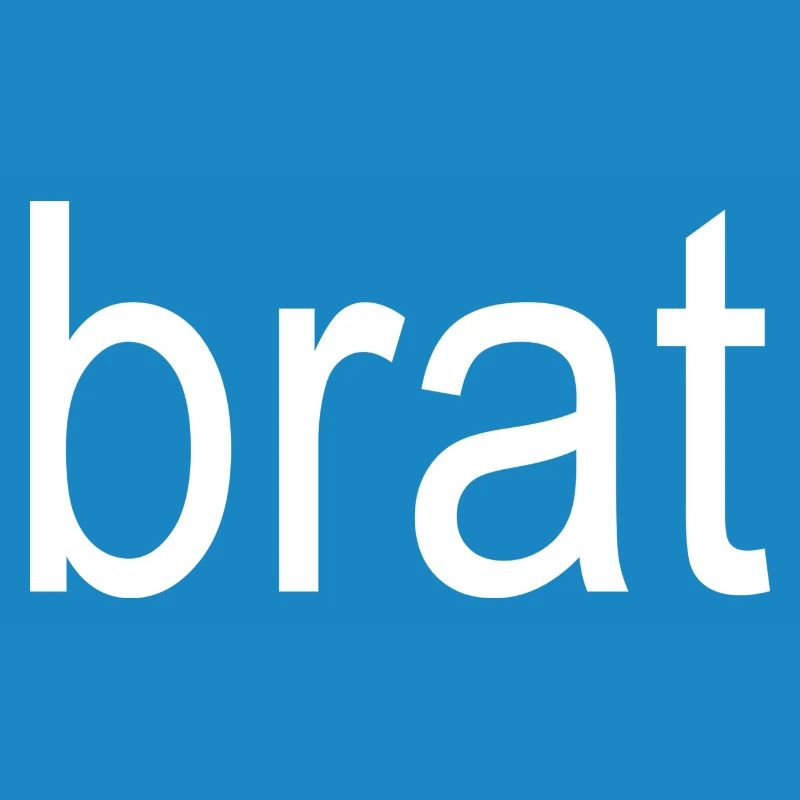 brat white text 5000