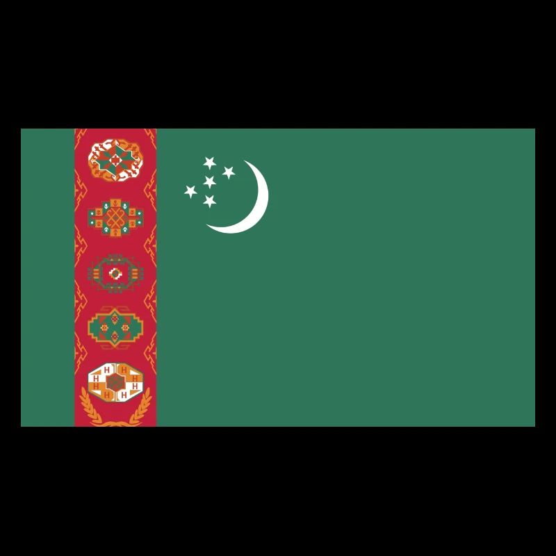 Drapeau turkmène