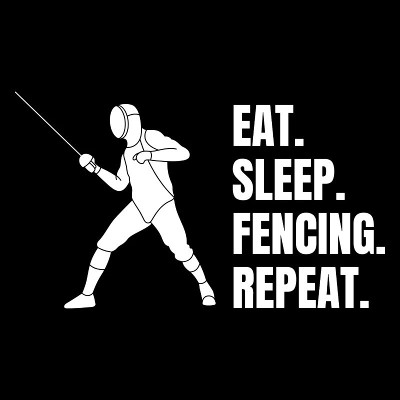 Fechten witziger Kampfsport lustige Fechter Spruch