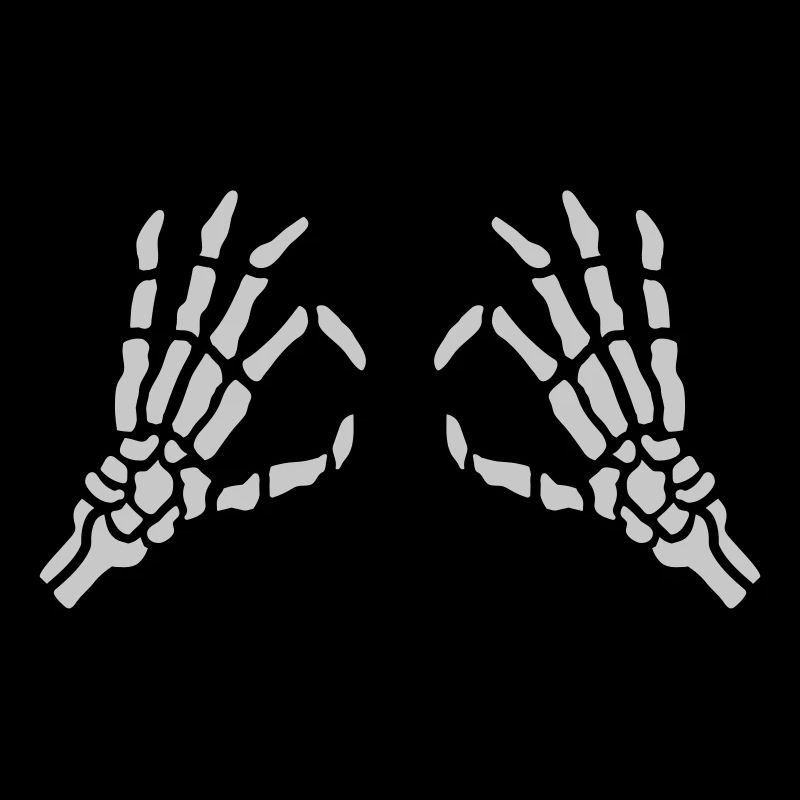 Looking through skeletal hole eyes