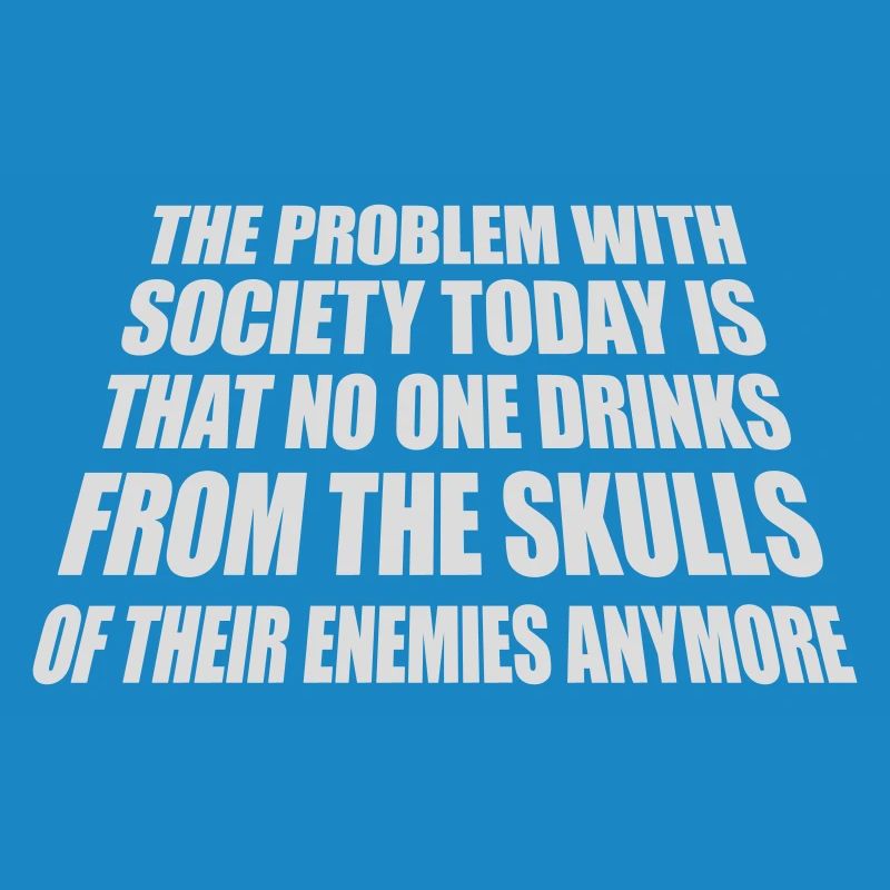drinks from enemies skulls