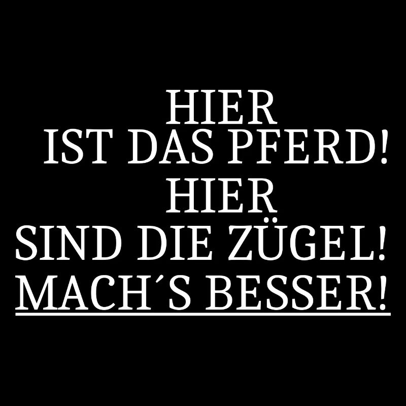 Pferd Zügel Mach s besser
