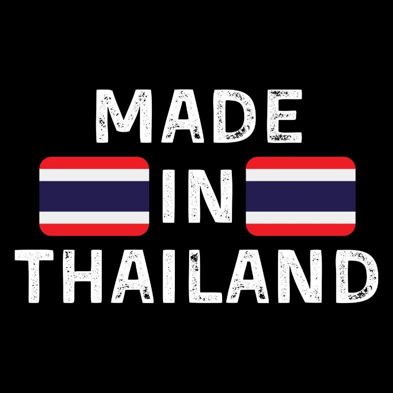 Fabriqué en Thaïlande - Drapeau thaïlandais