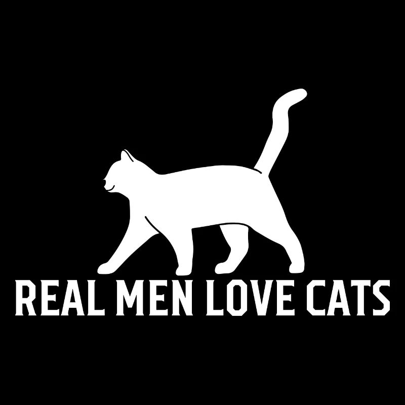 Les vrais hommes aiment les chats