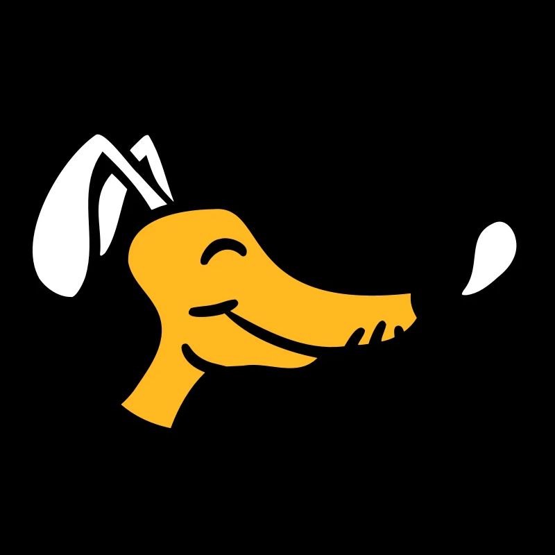 Visage de chien Petit Tête d’animal de compagnie Mignon