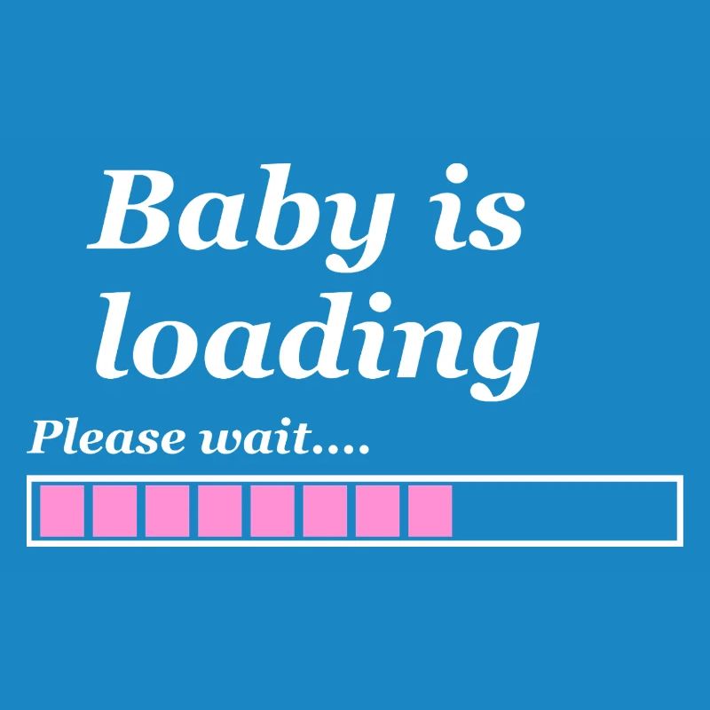 Playful Baby Loading Progress Bar Design