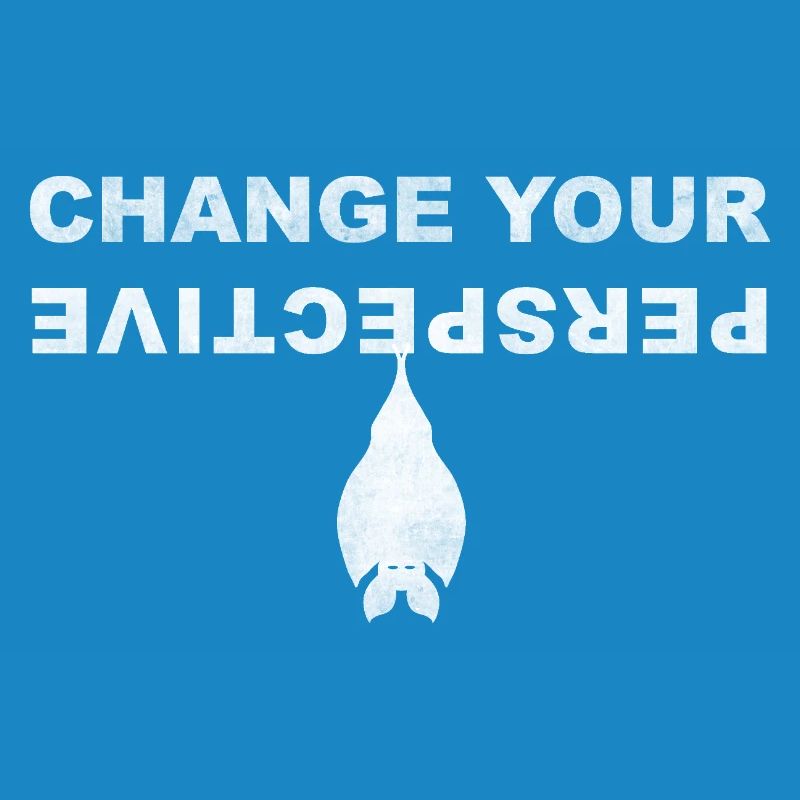 Change Your Perspective Bat Bat Mouse | White