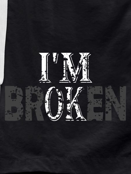I'm ok - broken sad