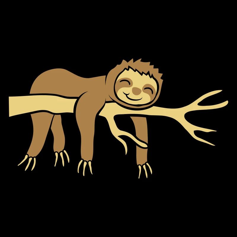 Happy Lazy Sloth