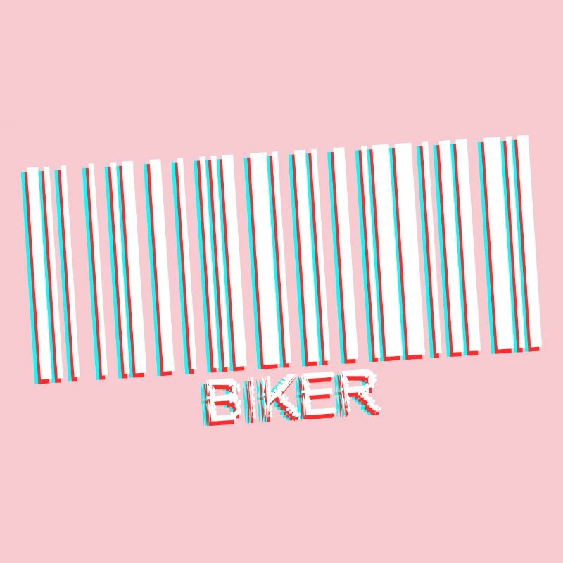 code barre biker white