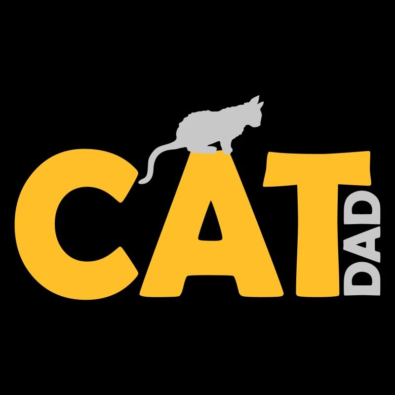 Cat Dad Logo Design