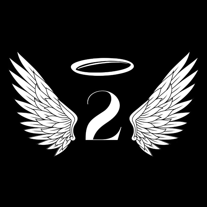 Numéro 2 ange - 2e anniversaire ailes
