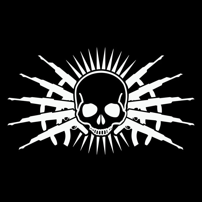 skull guns