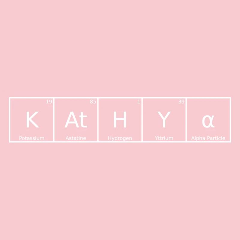 Kathya Name First Name Chemistry Periodic Table Elements