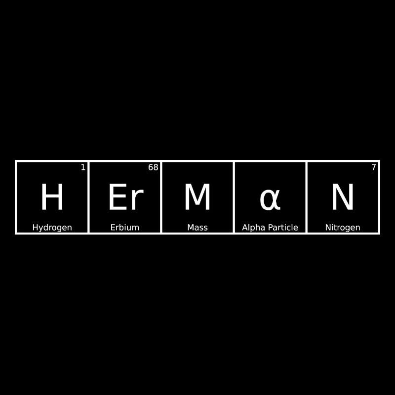 Herman Nom Prénom Chimie Tableau périodique Eléments