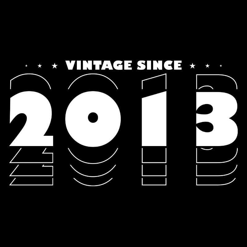 Vintage Bold Hommage à 2013 - Célébrez le 12