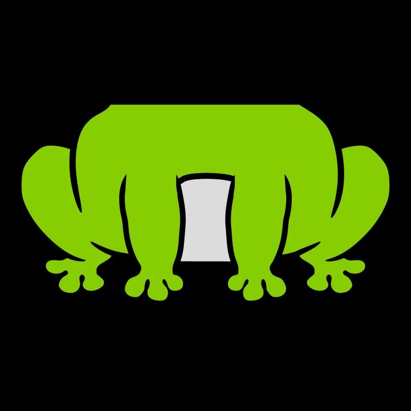 Kostüm kleiner sitzender Frosch