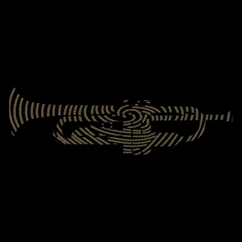 Music DNA avec trompette Silhouette – Creative Music