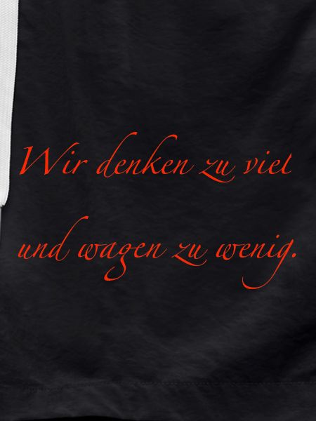 wir denken zu viel