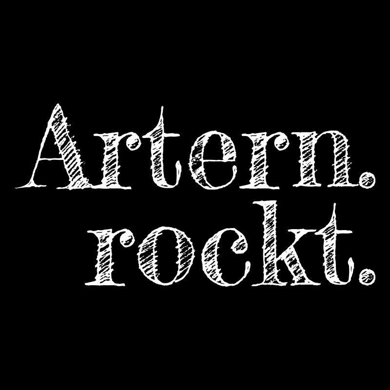 Artern rockt - Textdesign mit Stadtnamen