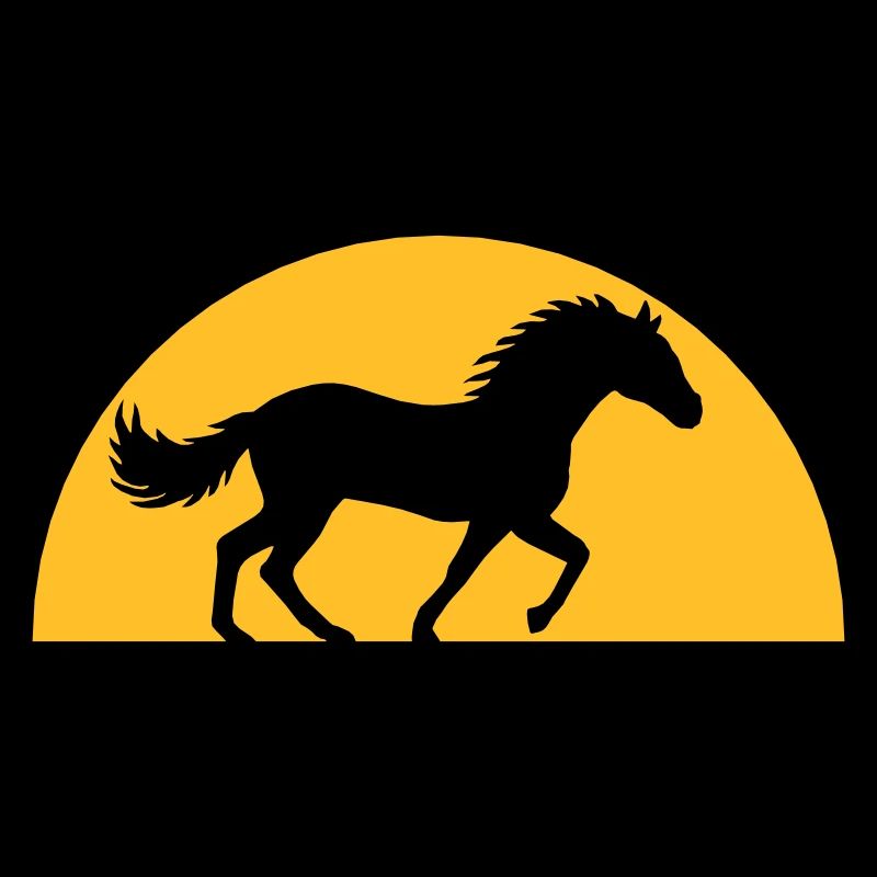 Soirée Soleil Cheval Horizon