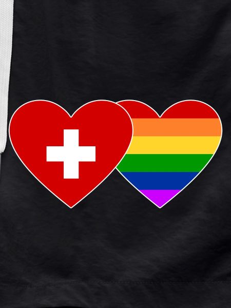 Switzerland Rainbow Flag