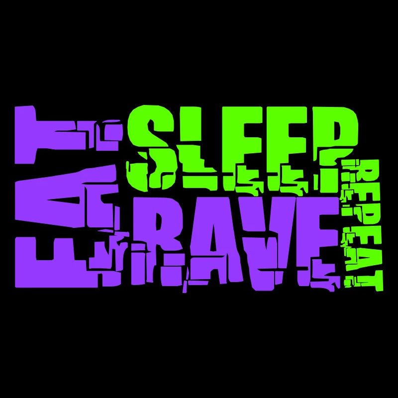 Manger dormir rave répéter nourriture sommeil corbeau disant