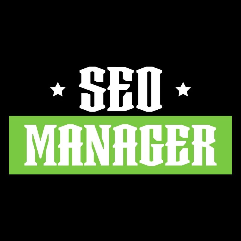 SEO Manager tshirt vert noir