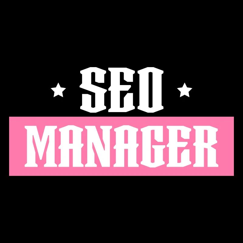 SEO Manager rosa tshirt schwarz
