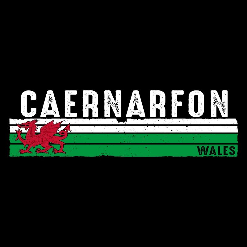 Caernarfon Wales Historisches Schloss und Kultur