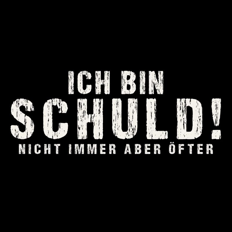 Ich bin Schuld Nicht immer aber öfter