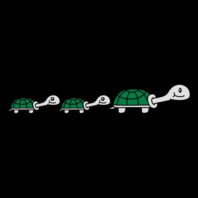 Cute Turtle Family