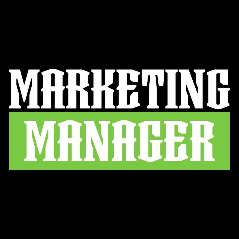 Marketing Manager tshirt vert noir