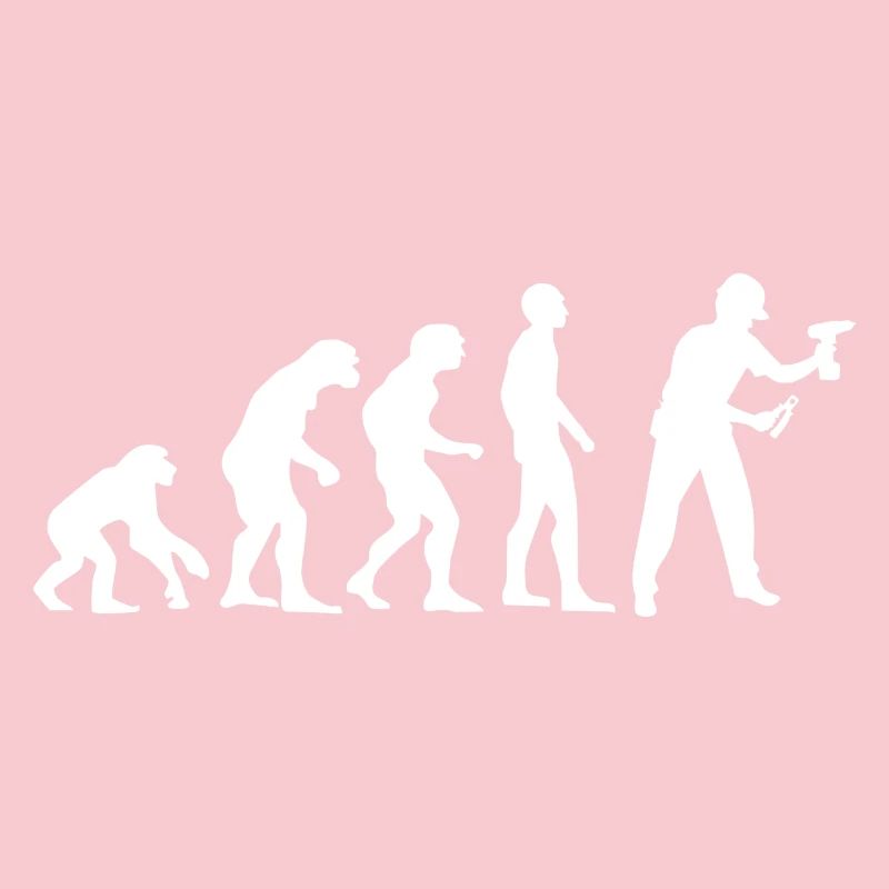 Handwerker Evolution Geschichte Geschenk lustig
