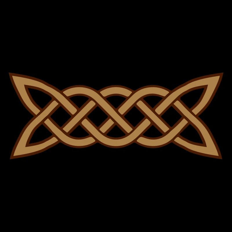 Celtic knot pattern