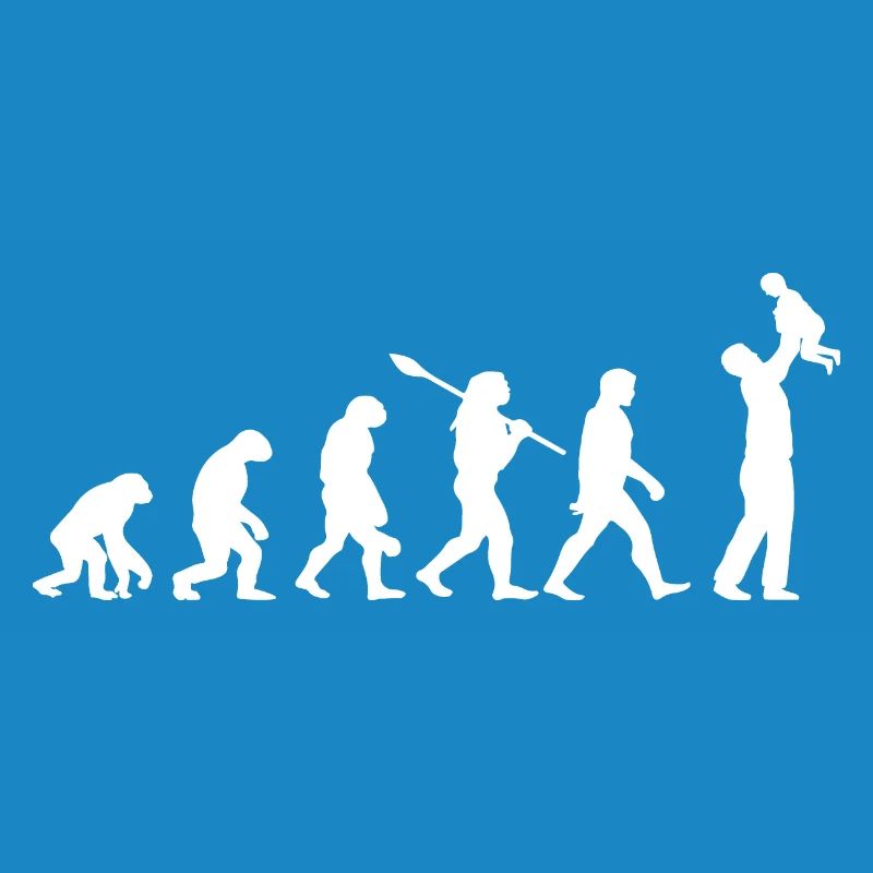 Évolution Du Singe Au Papa Cadeau