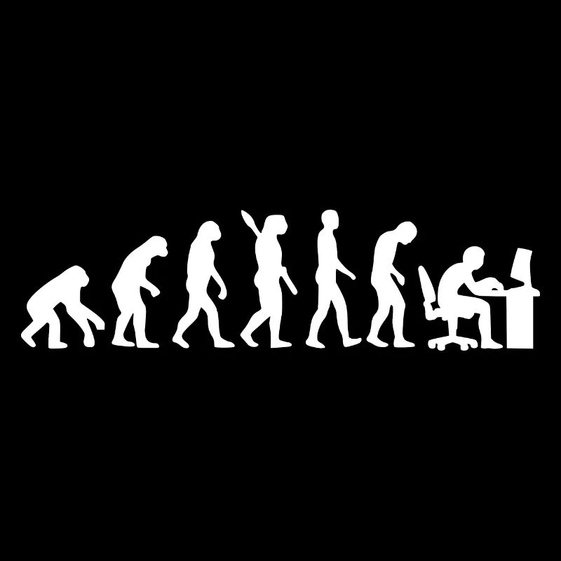 Evolutuion - Programmierer , PC - Born to Coding