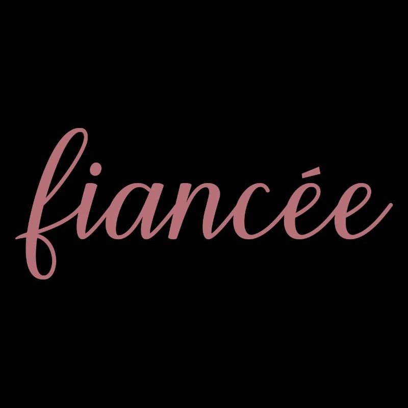 Fiancée Matching Engagement Wedding Honeymoon