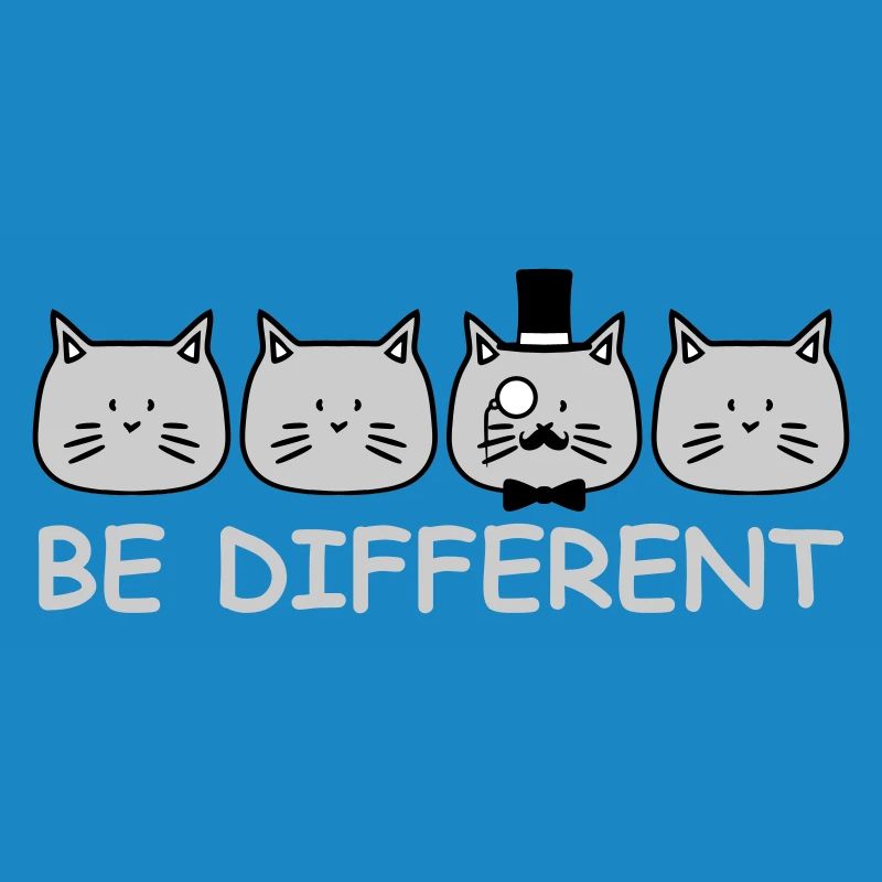 Be Different Sir Cat Chapeau Haut de Forme Monocle Mr. Empire