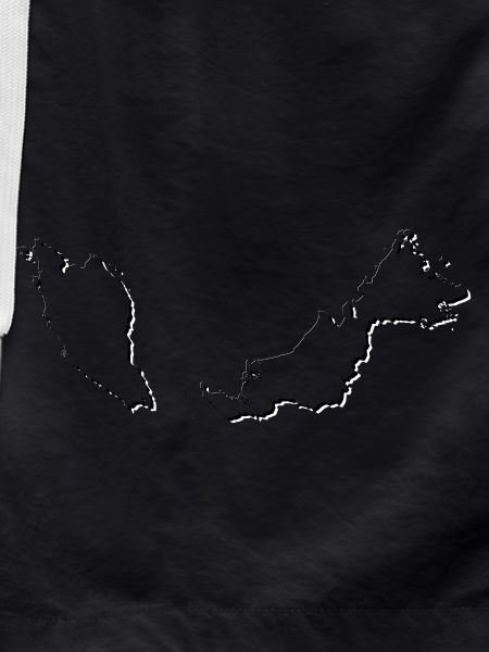 Malaysia map as outline